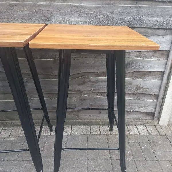 Industrial bar table