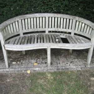 Teak Banana Bench