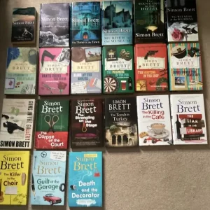 Simon Brett - Feathering Mysteries - Collection of 1st Editions