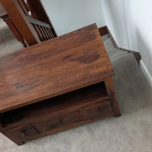 Solid wood TV cabinet - Image 2