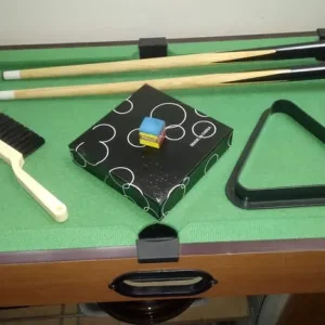 Childs small pool table boxed good condition