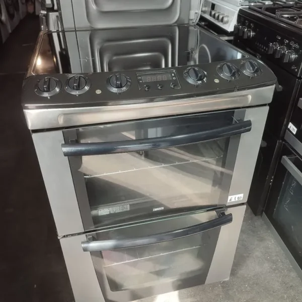 STAINLESS STEEL ZANUSSI 60CM FREESTANDING ELECTRIC COOKER
