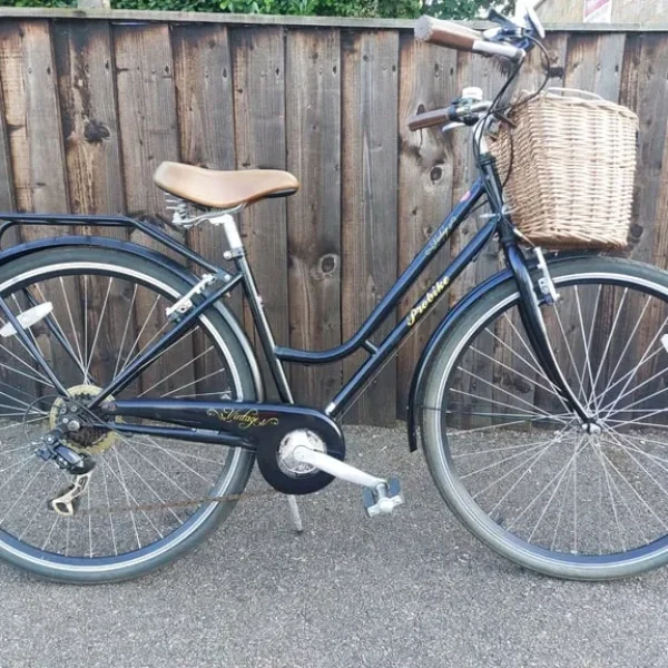 Probike vintage ladies bike with basket 17 inch frame