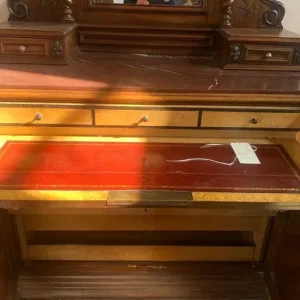 Circa 1895 Walnut Commode with Marbled Top - Image 3