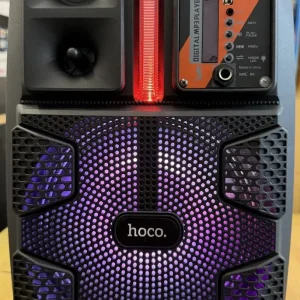 Hoco BS37 Wireless Portable Speaker with Microphone and LED Lights - Image 2