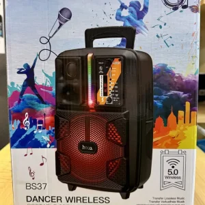 Hoco BS37 Wireless Portable Speaker with Microphone and LED Lights