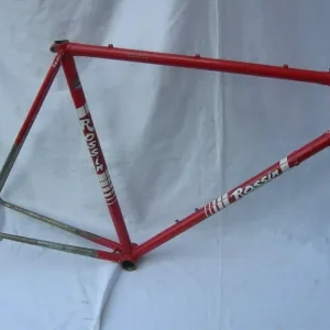 Rossin Record Red Vintage Bike Frame & Forks Mid 1980s – 59.5cm C-T-C – Campagnolo - Image 2