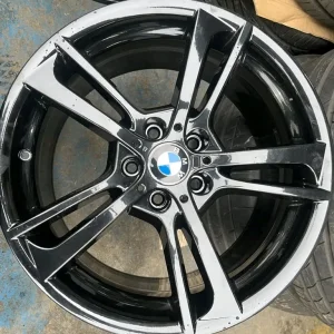 Original BMW X3 F25 X4 F26 19” Staggered Gloss Black Wheels - Image 2