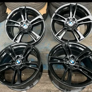 Original BMW X3 F25 X4 F26 19” Staggered Gloss Black Wheels