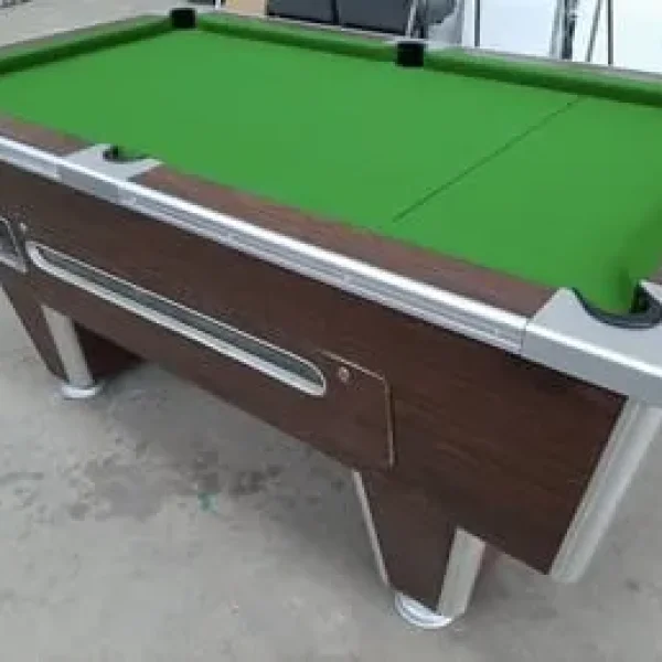 Coin operated pool table