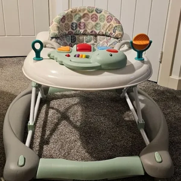 Baby walker, rocker and play mat