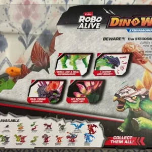 Zuru Stegosaurus Dinosaur Robot Toy - Robo Alive Dino Wars - Image 2