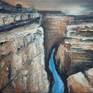 Textured Grand Canyon Original Canvas Painting