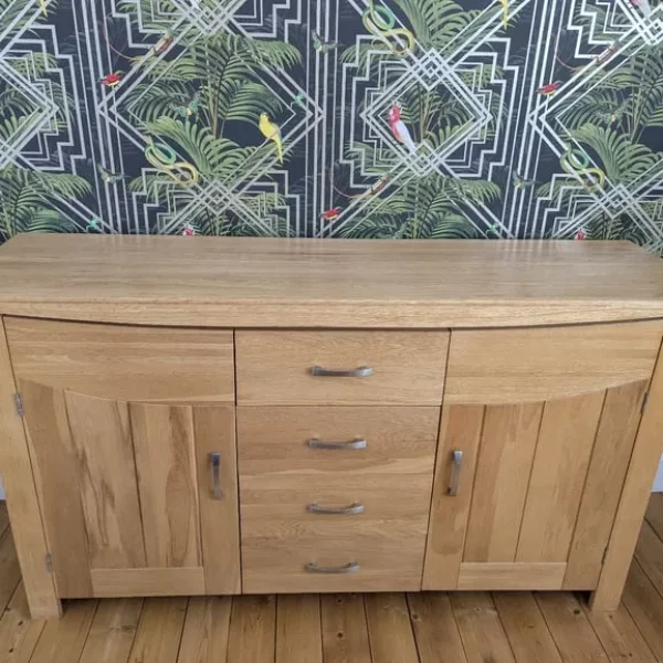 Solid oak sideboard/drinks cabinet
