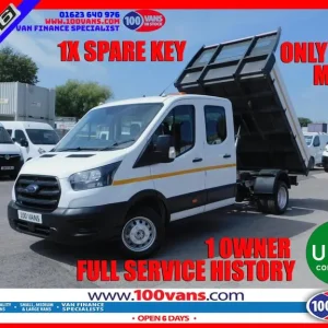 2020 Ford Transit 2.0 EcoBlue Leader RWD Double Cab Tippert