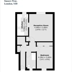 Double room with single bed and walk-in shower