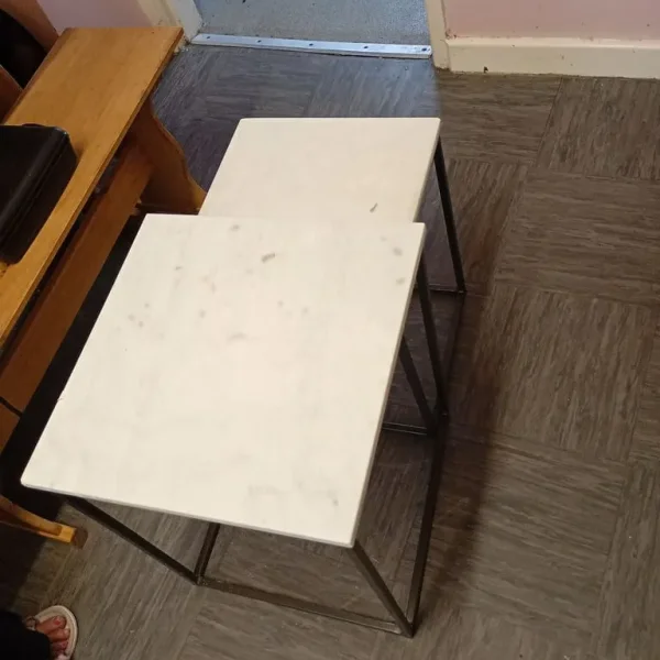 Marble side table