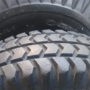 Set of 4 black pneumatic 3.00x4 (260x85) tyres and 2 inner tubes - Image 3