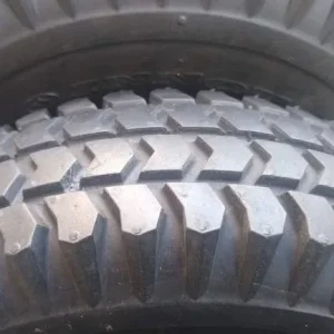 Set of 4 black pneumatic 3.00x4 (260x85) tyres and 2 inner tubes - Image 4