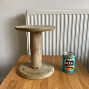 LARGE WOODEN RIBBON SPOOL