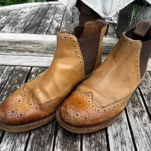 Women’s Grenson brogue leather Chelsea boots - Image 3
