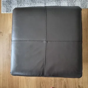 Leather Poufee Footstool - Image 6