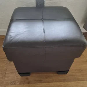 Leather Poufee Footstool - Image 8