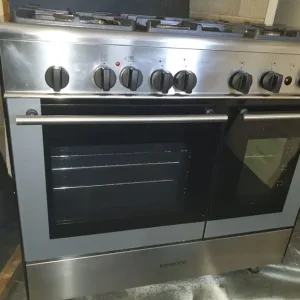 Kenwood gas two oven range cooker with 5 burners
