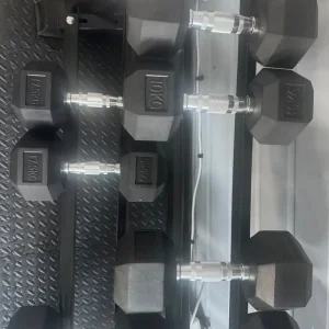 HEX Dumbbells and Rack - Image 3