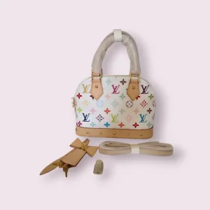 Multicolor leather handbag - Image 2