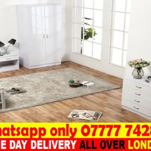 Bedroom wardrobe with mirror - Image 2
