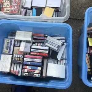 3 boxes of music cassettes some original, mostly pre-recorded, around 200+ tapes - Image 2