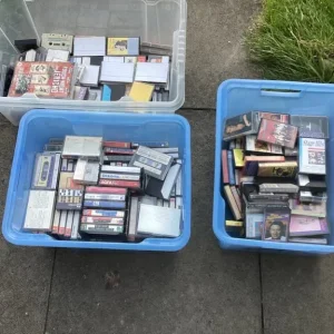 3 boxes of music cassettes some original, mostly pre-recorded, around 200+ tapes - Image 4