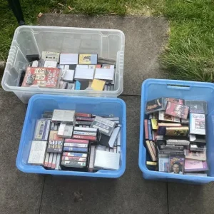 3 boxes of music cassettes some original, mostly pre-recorded, around 200+ tapes - Image 5