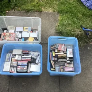 3 boxes of music cassettes some original, mostly pre-recorded, around 200+ tapes - Image 6
