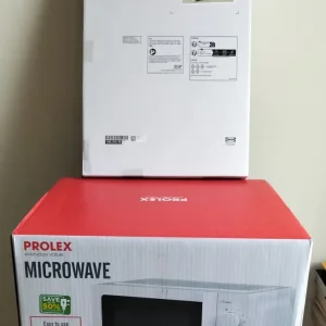 Microwave and shelf unit