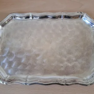 Vintage Silver Plated Drinks Glasses Serving Tray