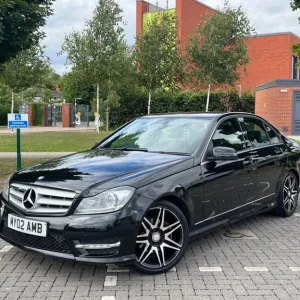 2012 Mercedes C220 CDI BlueEFFICIENCY AMG Sport Plus 4-door saloon diesel auto