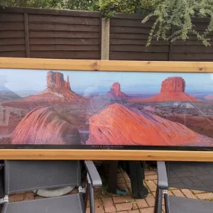 Large Framed Picture of the West & East Mittens