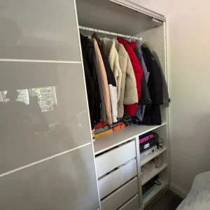 Mirror slide door wardrobe - Image 3