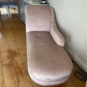 Pink Laura Ashley chaise lounge chair - Image 2