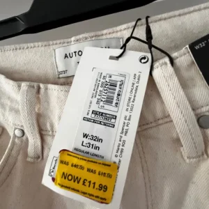 M&S cream jeans - Image 6