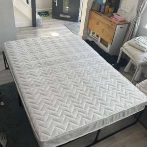 Double bed with mattress