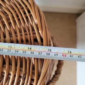 Wicker laundry basket - Image 3