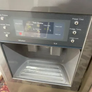 Samsung Grey American Double Door Fridge Freezer with Water and Icemaker - Image 4