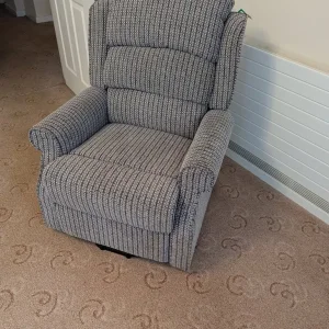 Taunton Dual Motor Riser Recliner Chair Natural Latte - Image 2
