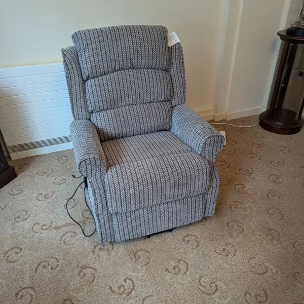 Taunton Dual Motor Riser Recliner Chair Natural Latte