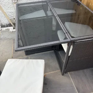 8 seater rattan garden cube set - Image 3