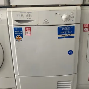 WHITE INDESIT FULLY FUNCTIONAL CONDENSER TUMBLE DRYER