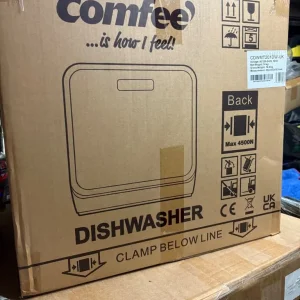 COMFEE Mini Countertop Dishwasher with 6L Water Tank